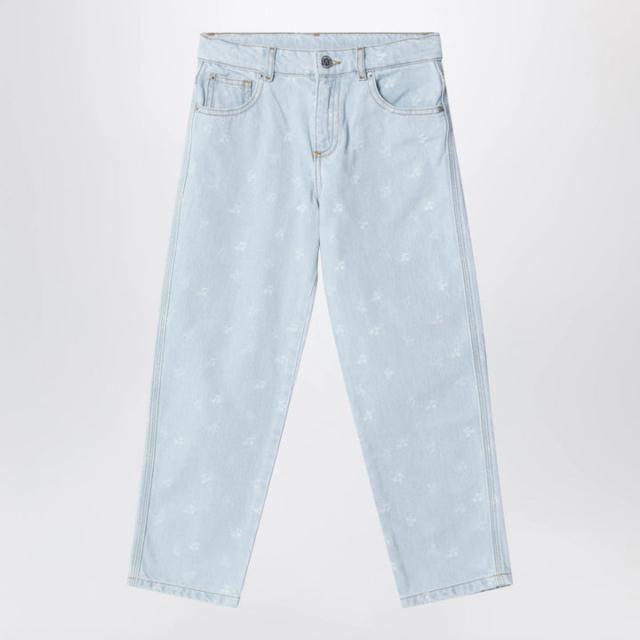 Bonpoint - Eloha denim jeans with jacquard cherries Brand Apparel &amp; Accessories > Clothing > Pants 4