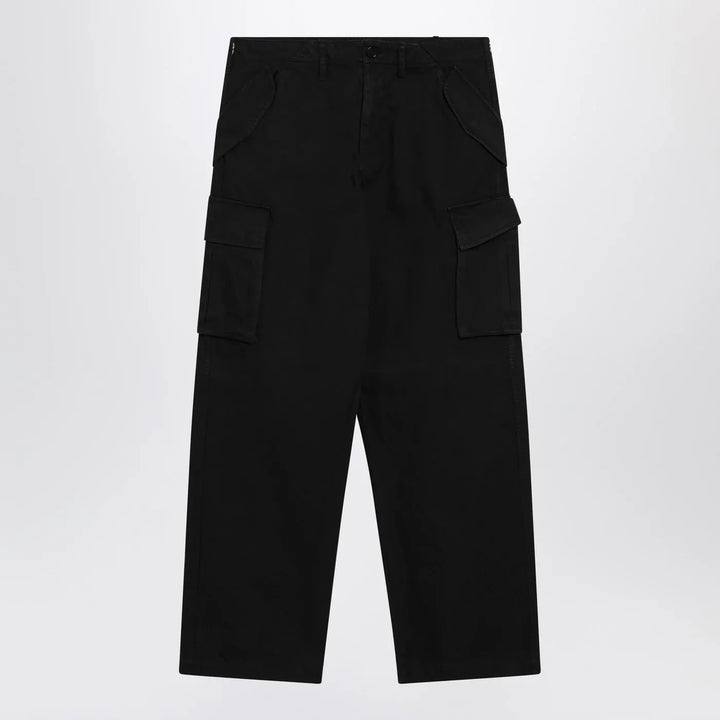 Burberry - Black cotton cargo trousers Brand Apparel &amp; Accessories > Clothing > Pants 52 IT
