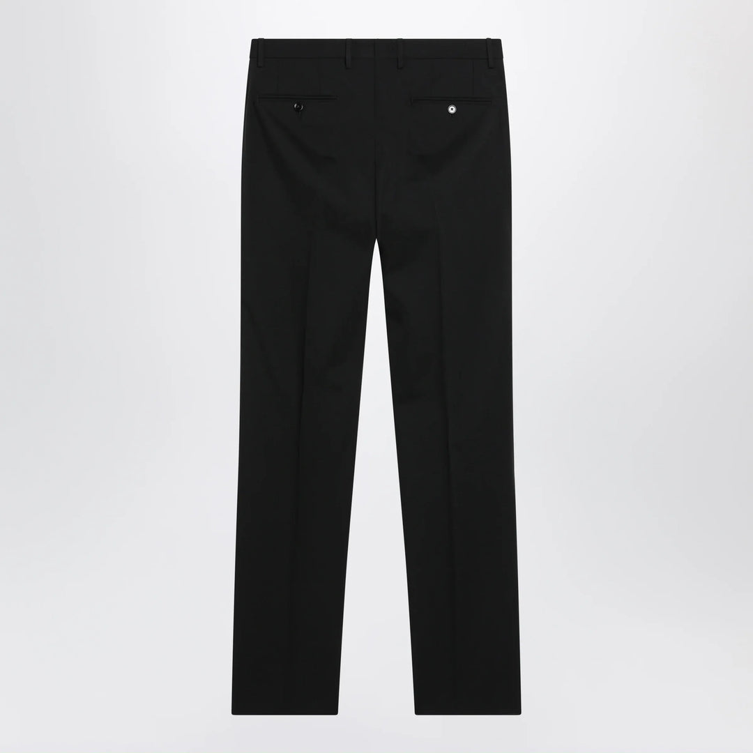 Dolce&amp;Gabbana - Tailored stretch wool trousers in black Brand Apparel &amp; Accessories > Clothing > Pants 48 IT
