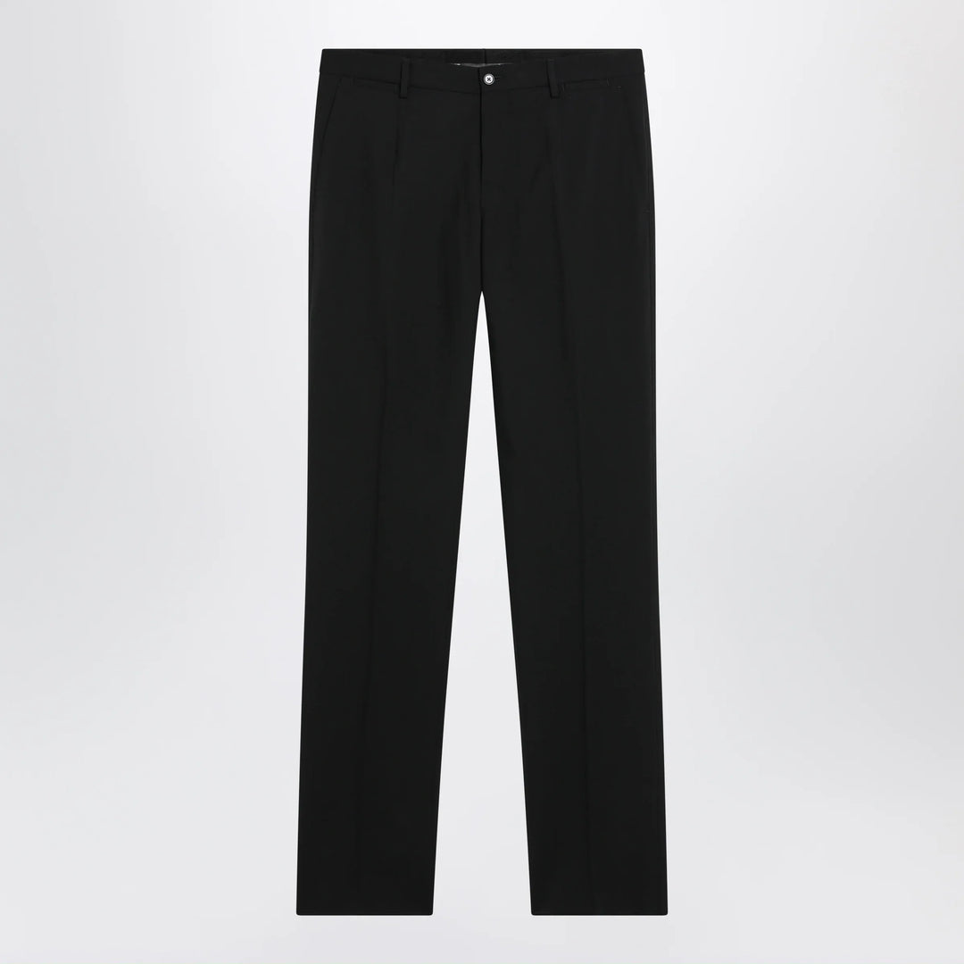Dolce&amp;Gabbana - Tailored stretch wool trousers in black Brand Apparel &amp; Accessories > Clothing > Pants 48 IT