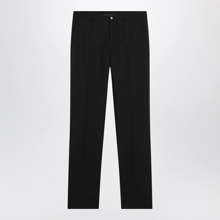 Dolce&amp;Gabbana - Tailored stretch wool trousers in black Brand Apparel &amp; Accessories > Clothing > Pants 48 IT