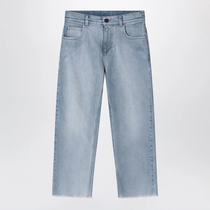 Golden Goose - Medium blue jeans with logo embroidery Brand Apparel &amp; Accessories > Clothing > Pants 4