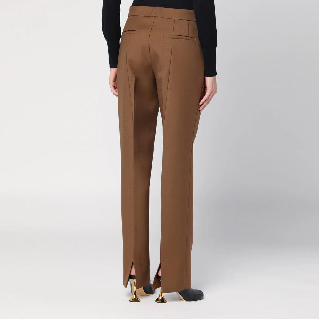 Jil Sander - Brown wool trousers Brand Apparel &amp; Accessories > Clothing > Pants 36  FR