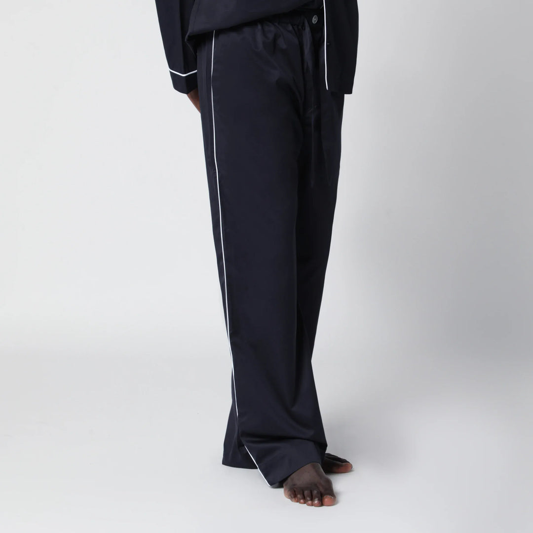 Tekla - Blue pajama trousers Brand Apparel &amp; Accessories > Clothing > Pants