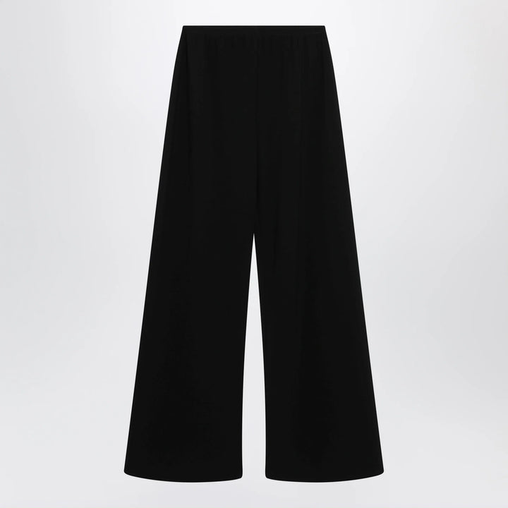 The Row - Gala wide-leg crepe trousers in black Brand Apparel &amp; Accessories > Clothing > Pants 4 US