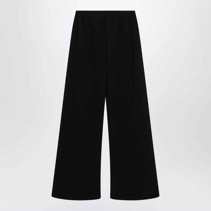 The Row - Gala wide-leg crepe trousers in black Brand Apparel &amp; Accessories > Clothing > Pants 4 US
