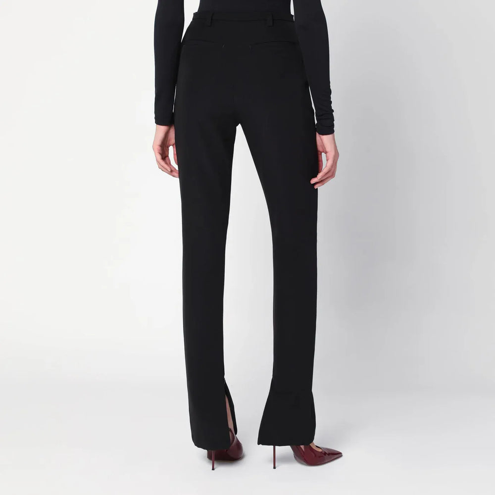 TheLatest - Black trousers with zipped slits Brand Apparel & Accessories > Clothing > Pants 40  IT