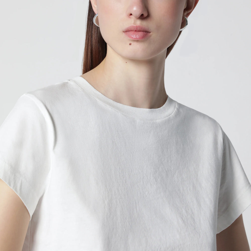 AGOLDE - White cotton crew-neck T-shirt Brand Apparel & Accessories > Clothing > Shirts & Tops