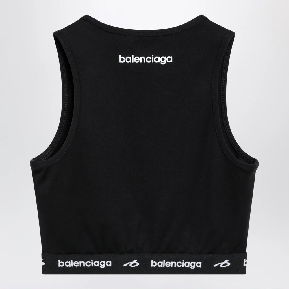 Balenciaga - Techwear bra top in black technical fabric Brand Apparel & Accessories > Clothing > Shirts & Tops