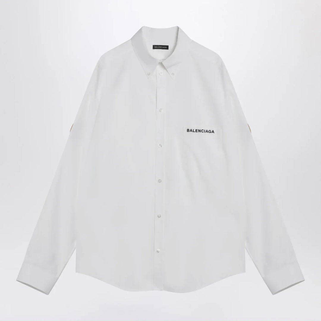 Balenciaga - White Uniform Merch button-down shirt Brand Apparel & Accessories > Clothing > Shirts & Tops 39