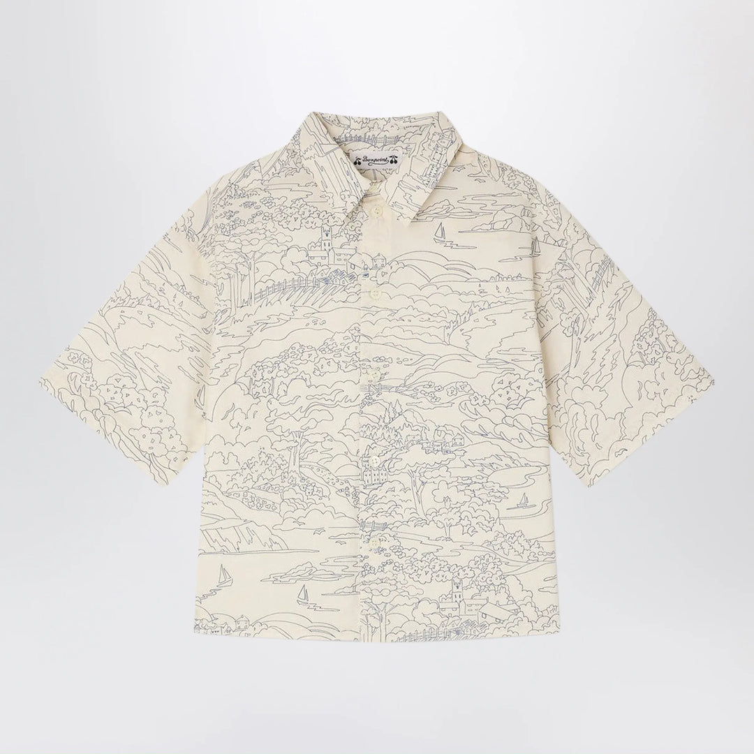 Bonpoint - Erian shirt in Liberty fabric Brand Apparel &amp; Accessories > Clothing > Shirts &amp; Tops 6