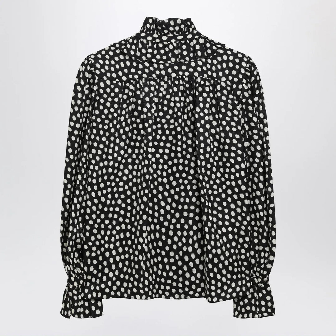 Chloé - Polka-dot silk blouse Brand Apparel &amp; Accessories > Clothing > Shirts &amp; Tops 36  FR