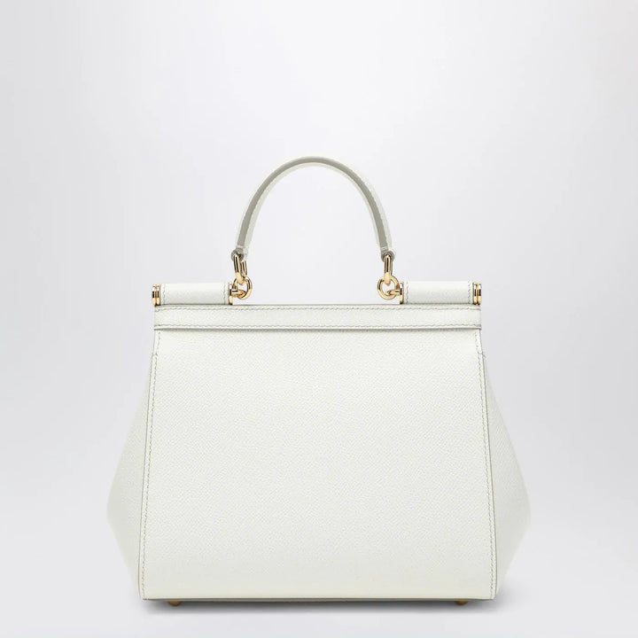 Dolce&amp;Gabbana - Sicily medium top-handle bag in white Brand Apparel &amp; Accessories > Clothing > Shirts &amp; Tops TU