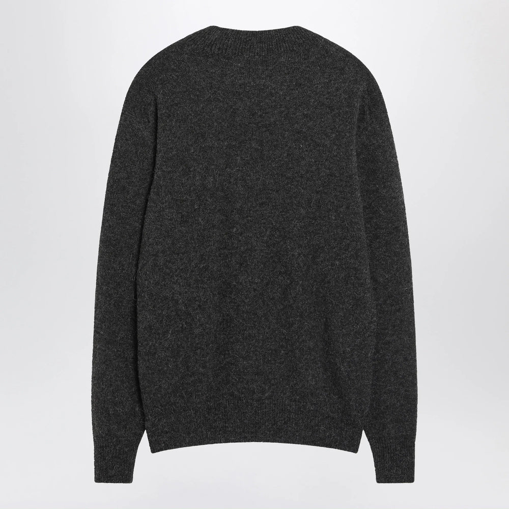 LEMAIRE - Brown sweater in alpaca blend Brand Apparel & Accessories > Clothing > Shirts & Tops L