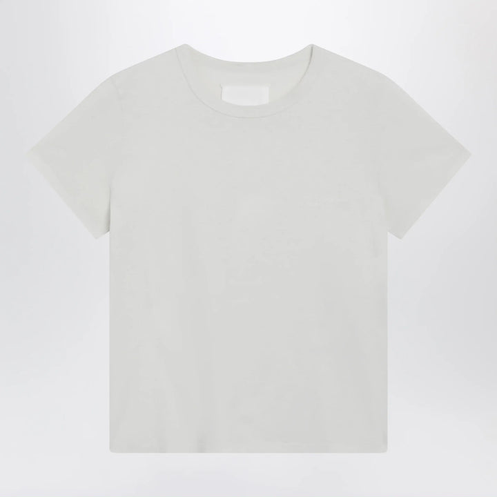 Maison Margiela - Cotton jersey short-sleeve crew-neck T-shirt in white Brand Apparel &amp; Accessories > Clothing > Shirts &amp; Tops S