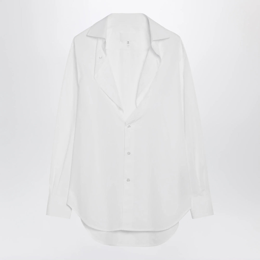 Maison Margiela - White folded-collar shirt Brand Apparel &amp; Accessories > Clothing > Shirts &amp; Tops 40  IT