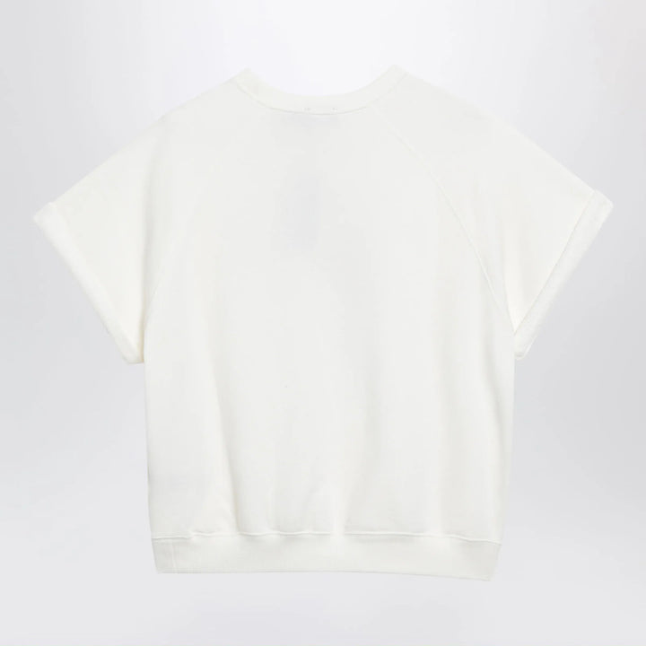 Polo Ralph Lauren - Ivory Polo Bear short-sleeve cotton sweatshirt Brand Apparel &amp; Accessories > Clothing > Shirts &amp; Tops