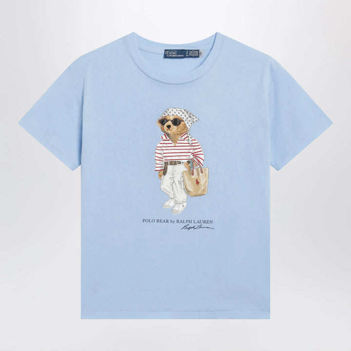Polo Ralph Lauren - Light blue Polo Bear T-shirt Brand Apparel &amp; Accessories > Clothing > Shirts &amp; Tops XS