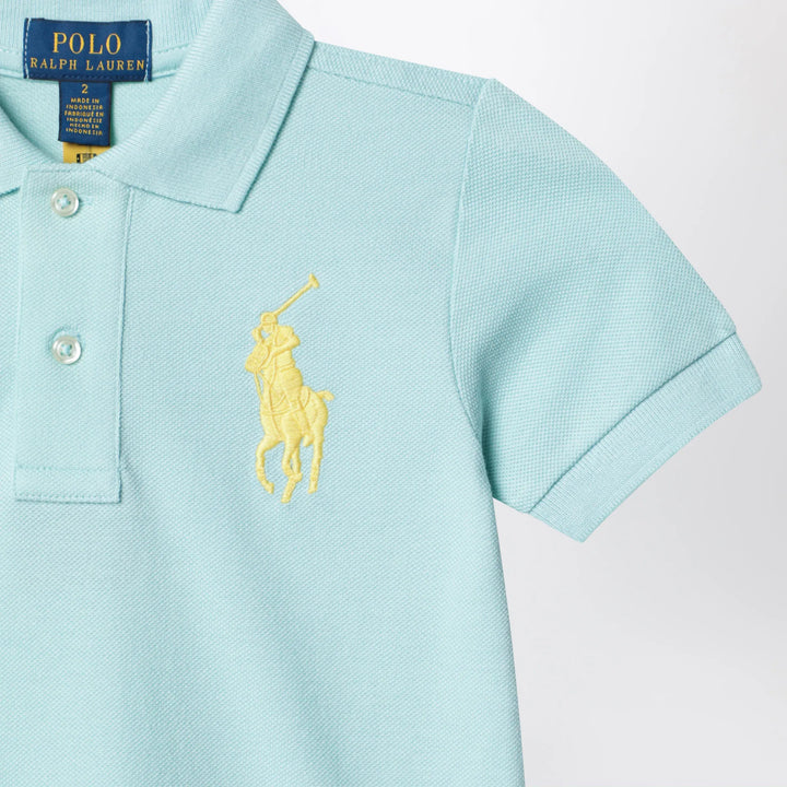 Polo Ralph Lauren - Light blue polo shirt with embroidered logo Brand Apparel &amp; Accessories > Clothing > Shirts &amp; Tops
