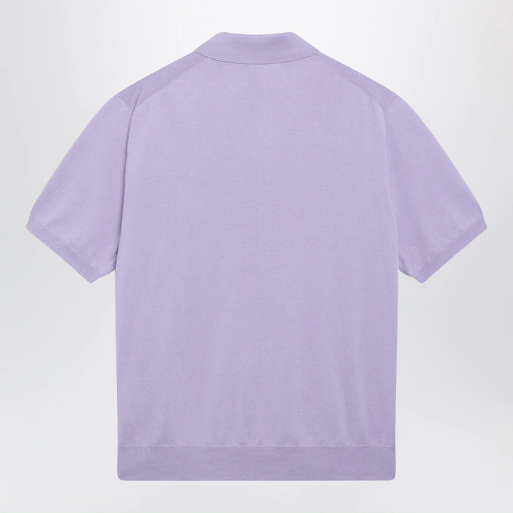 Polo Ralph Lauren - Lilac cotton polo shirt Brand Apparel &amp; Accessories > Clothing > Shirts &amp; Tops