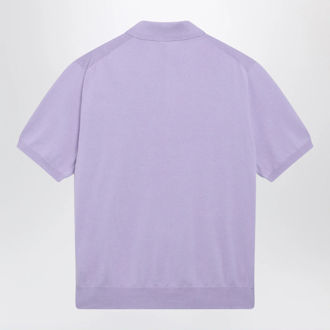 Polo Ralph Lauren - Lilac cotton polo shirt Brand Apparel &amp; Accessories > Clothing > Shirts &amp; Tops