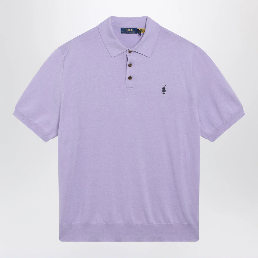 Polo Ralph Lauren - Lilac cotton polo shirt Brand Apparel &amp; Accessories > Clothing > Shirts &amp; Tops S