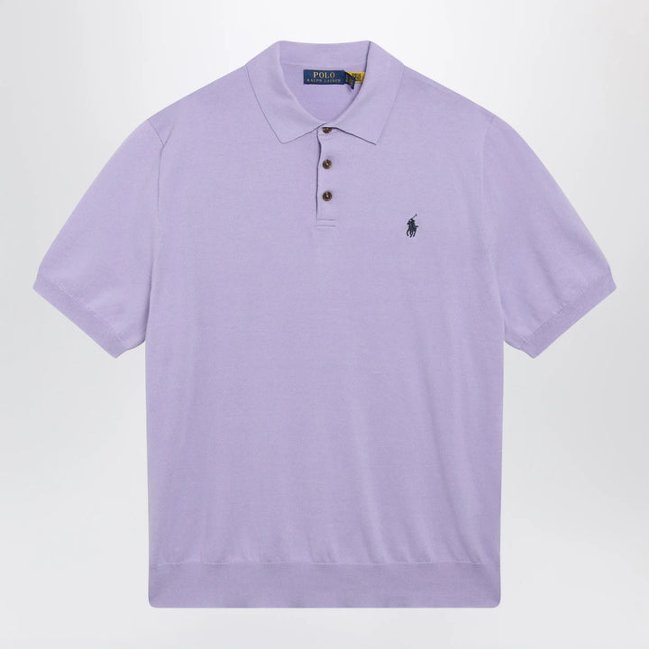 Polo Ralph Lauren - Lilac cotton polo shirt Brand Apparel &amp; Accessories > Clothing > Shirts &amp; Tops S