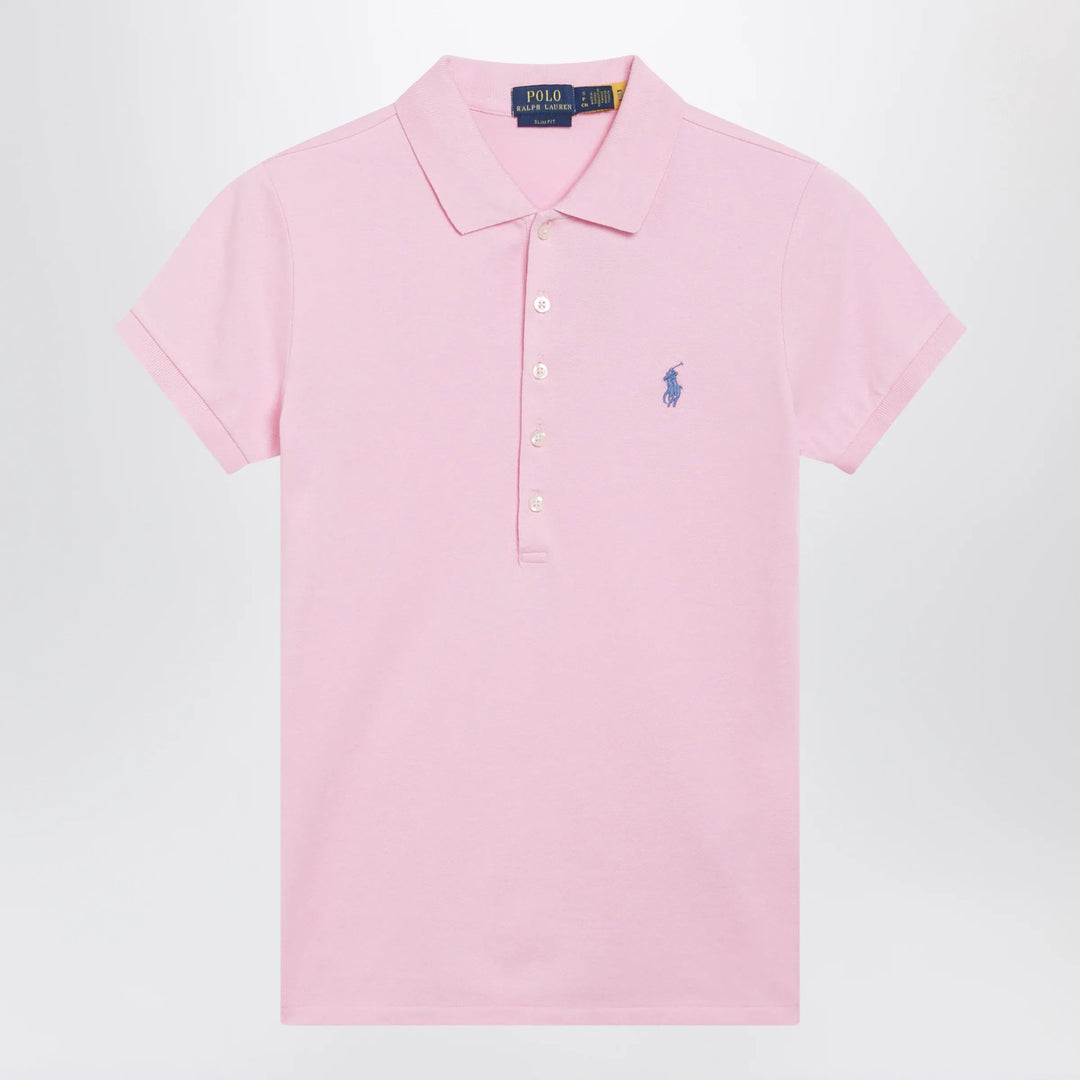Polo Ralph Lauren - Pink slim-fit cotton piqué polo Brand Apparel &amp; Accessories > Clothing > Shirts &amp; Tops XS