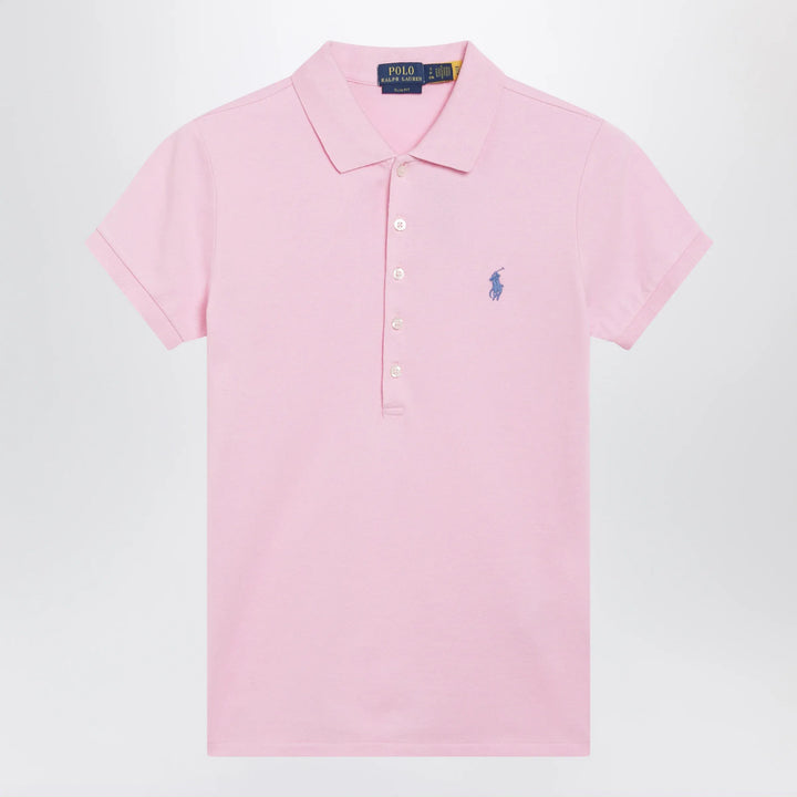 Polo Ralph Lauren - Pink slim-fit cotton piqué polo Brand Apparel &amp; Accessories > Clothing > Shirts &amp; Tops XS