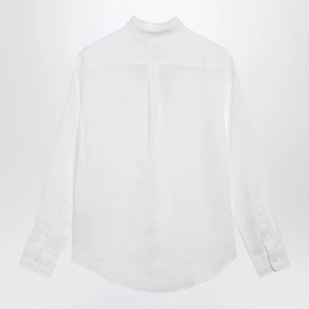 Polo Ralph Lauren - White linen Classic-Fit shirt Brand Apparel &amp; Accessories > Clothing > Shirts &amp; Tops