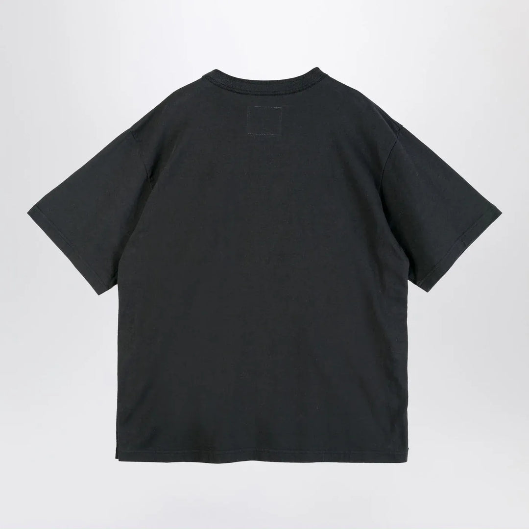 Sacai x Carhartt WIP - Black cotton T-shirt with logo patch Brand Apparel &amp; Accessories > Clothing > Shirts &amp; Tops 1