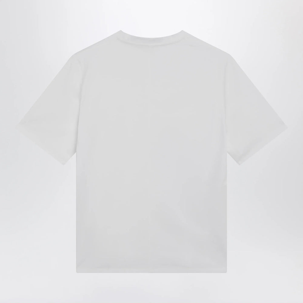 The Row - Short-sleeve crewneck cotton T-shirt in white Brand Apparel & Accessories > Clothing > Shirts & Tops XS