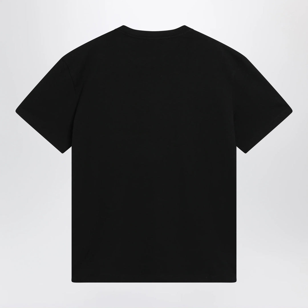 Valentino - Black cotton T-shirt with VGold Brand Apparel &amp; Accessories > Clothing > Shirts &amp; Tops