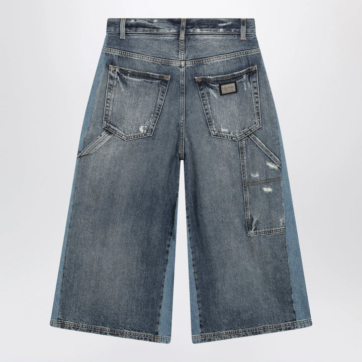 Dolce&amp;Gabbana - Multicolour denim bermuda shorts Brand Apparel &amp; Accessories > Clothing > Shorts 38  IT