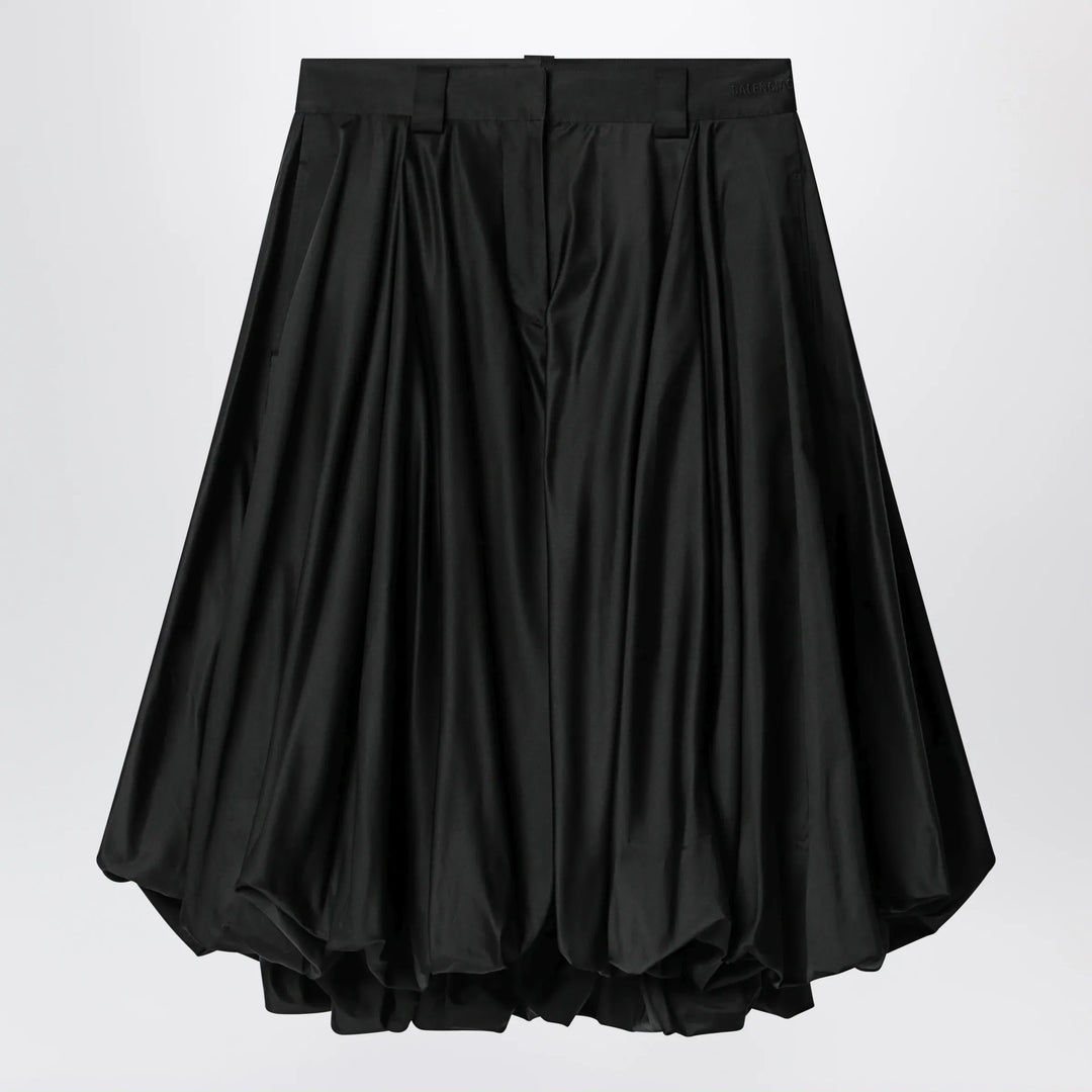 Balenciaga - Black balloon skirt in silk blend Brand Apparel & Accessories > Clothing > Skirts 36  FR