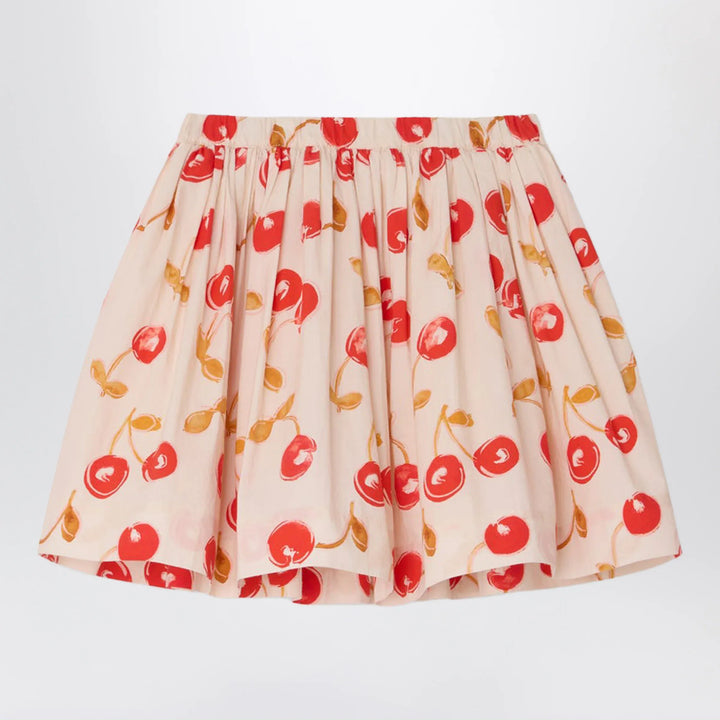Bonpoint - Suzon écru skirt with cherry print Brand Apparel &amp; Accessories > Clothing > Skirts 4