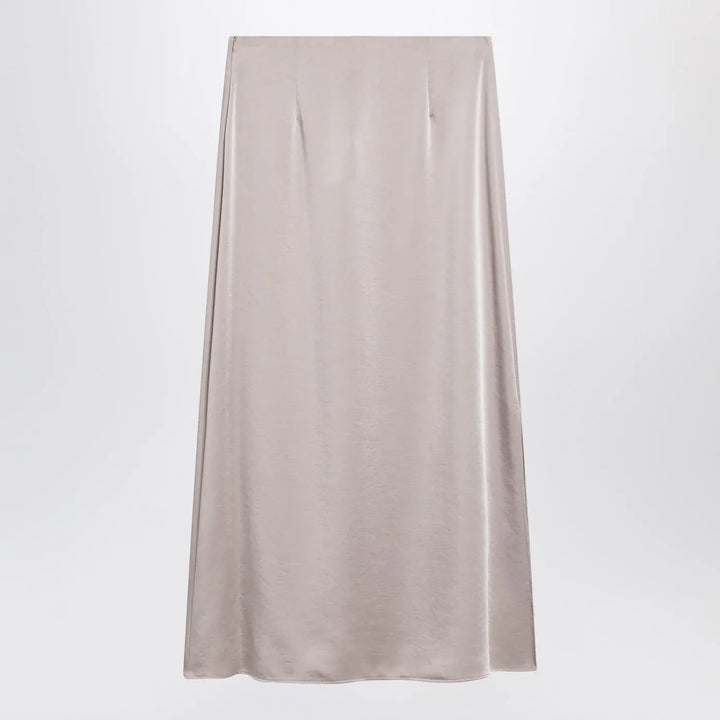 Weekend Max Mara - Blush satin midi skirt Brand Apparel &amp; Accessories > Clothing > Skirts 38  IT
