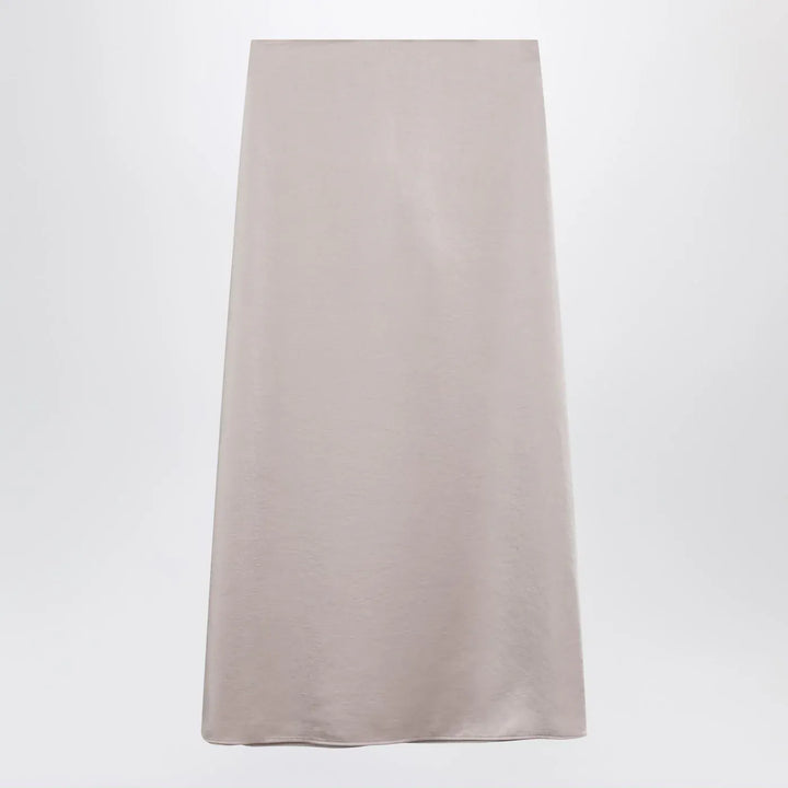Weekend Max Mara - Blush satin midi skirt Brand Apparel &amp; Accessories > Clothing > Skirts 38  IT
