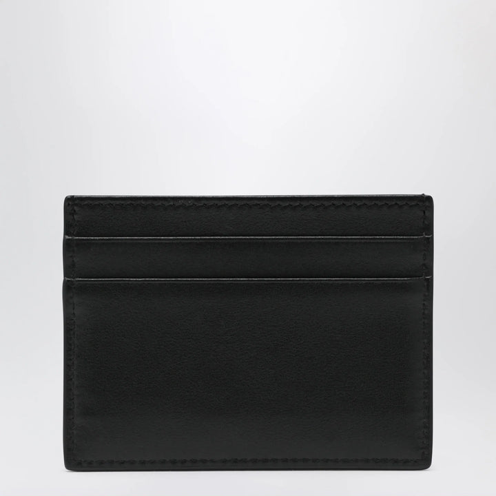 Dolce&amp;Gabbana - Black plongé calf leather card holder Brand Apparel &amp; Accessories U