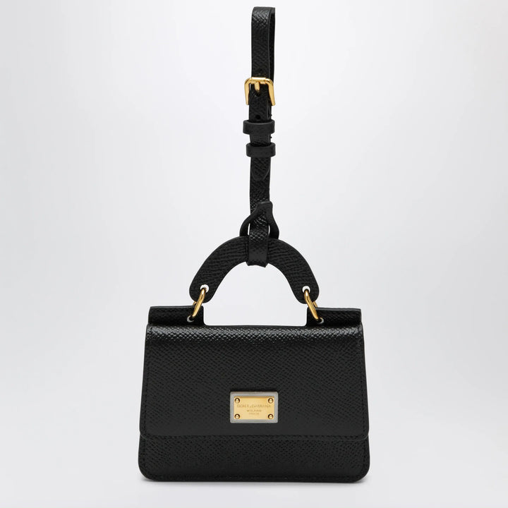 Dolce&amp;Gabbana - Dauphine-printed calfskin card holder in black Brand Apparel &amp; Accessories TU