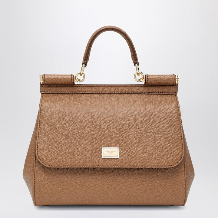 Apparel &amp; Accessories TU Dolce&amp;Gabbana - Large caramel Sicily Hand Bag Brand