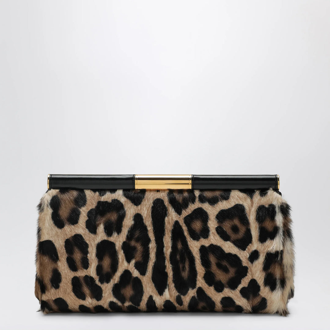 Dolce&amp;Gabbana - Marlene shoulder bag in leopard-print kidskin Brand Apparel &amp; Accessories TU