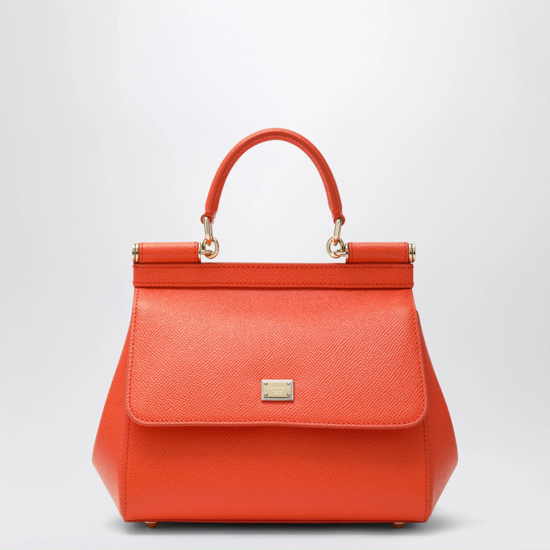 Dolce&amp;Gabbana - Medium orange Sicily handbag Brand Apparel &amp; Accessories TU