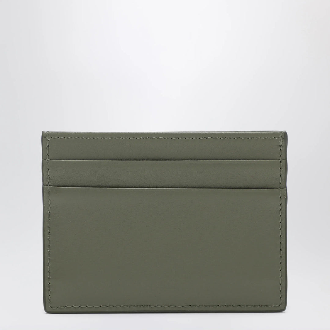 Dolce&amp;Gabbana - Military green plongé leather card holder Brand Apparel &amp; Accessories TU
