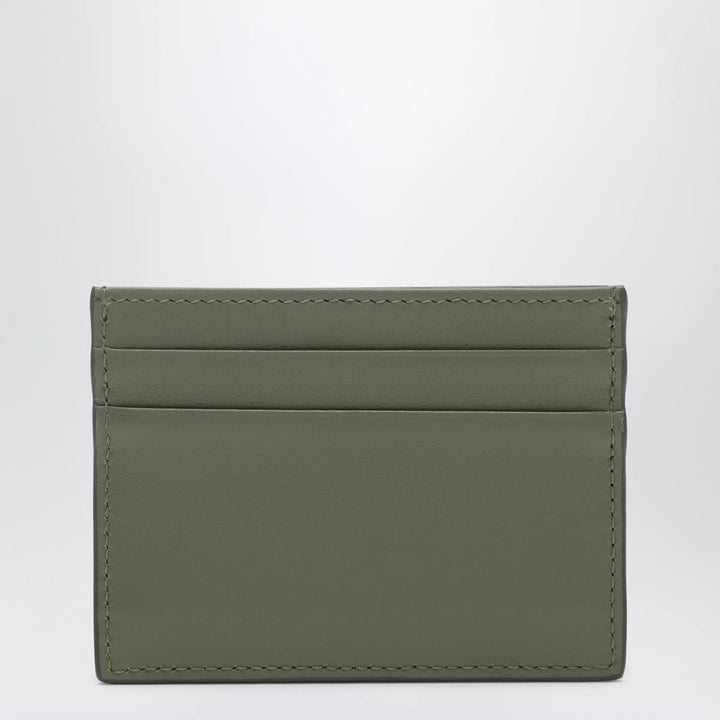 Dolce&amp;Gabbana - Military green plongé leather card holder Brand Apparel &amp; Accessories TU