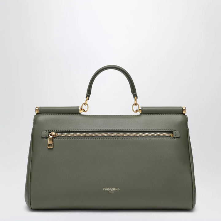 Dolce&amp;Gabbana - My Sicily handbag in military green leather Brand Apparel &amp; Accessories TU