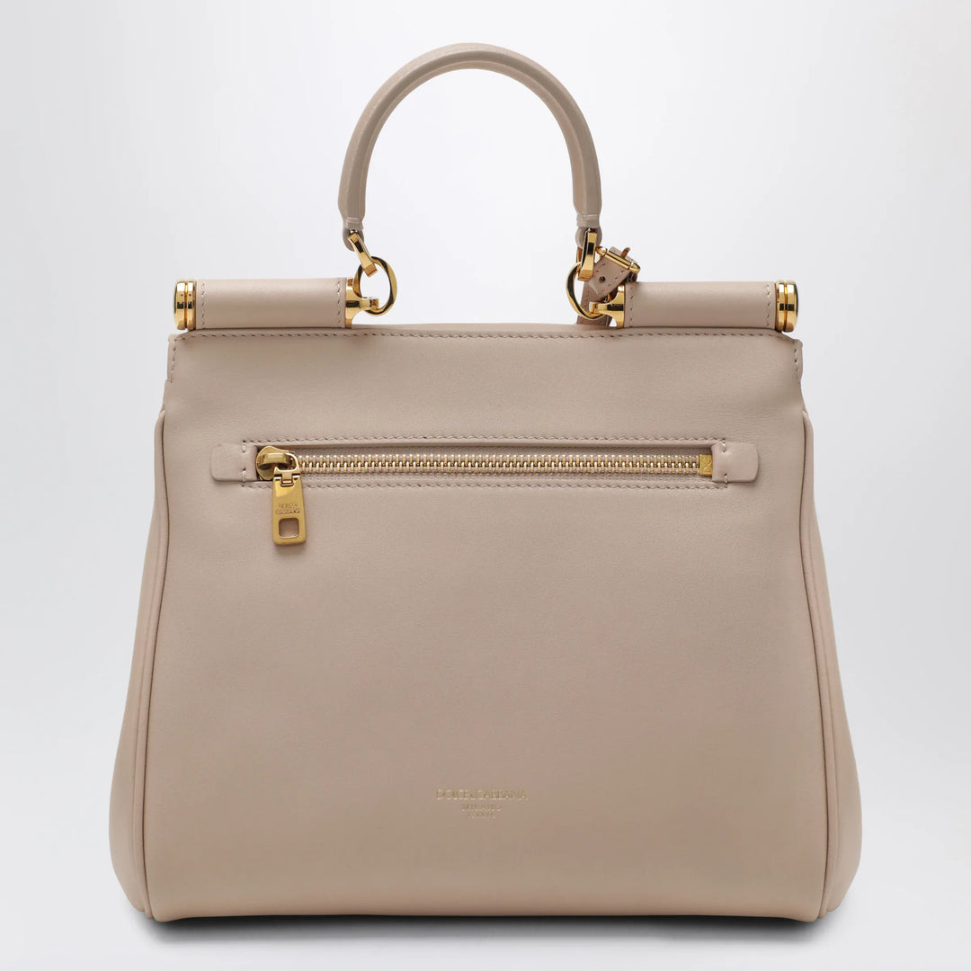 Dolce&amp;Gabbana - My Sicily small nude-colored plongé leather bag Brand Apparel &amp; Accessories TU