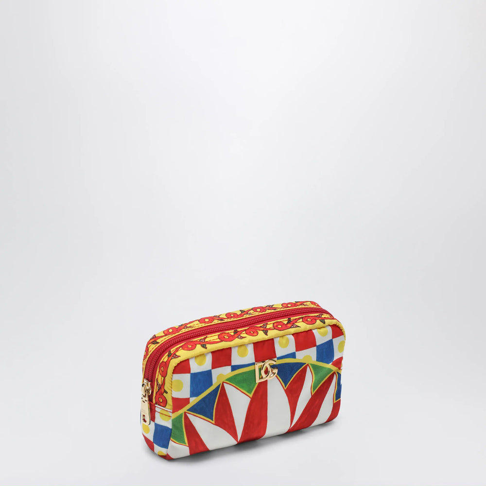 Dolce&Gabbana - Pochette with Sicilian cart print Brand Apparel & Accessories TU
