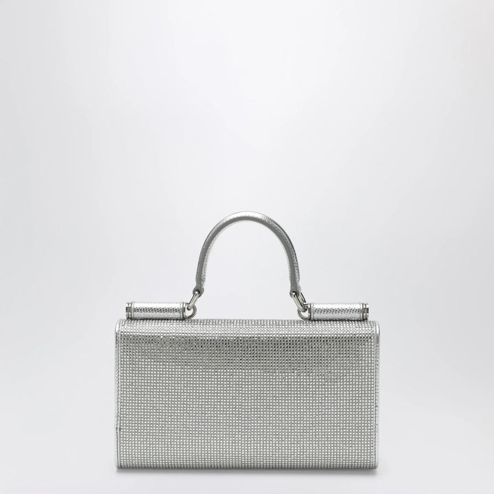 Dolce&amp;Gabbana - Satin phone bag with rhinestones in Crystal/Pearl Brand Apparel &amp; Accessories TU