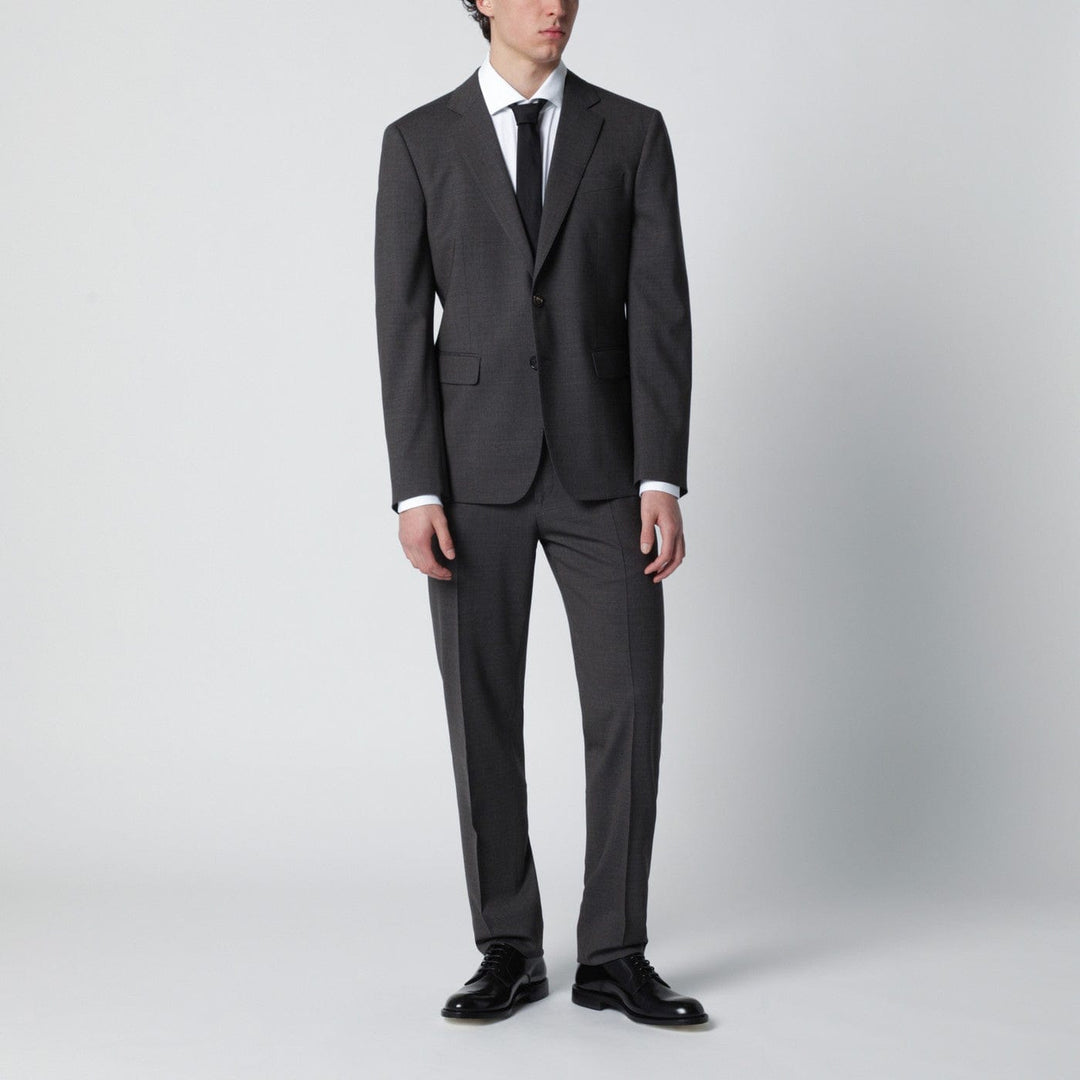 Apparel & Accessories Dsquared2 - Grey single-breasted suit in wool blend Brand